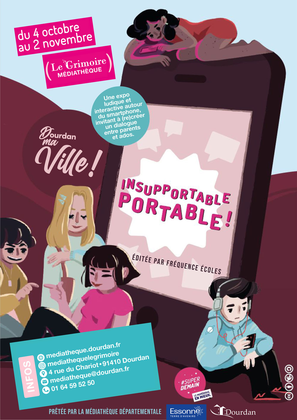 Affiche portable web